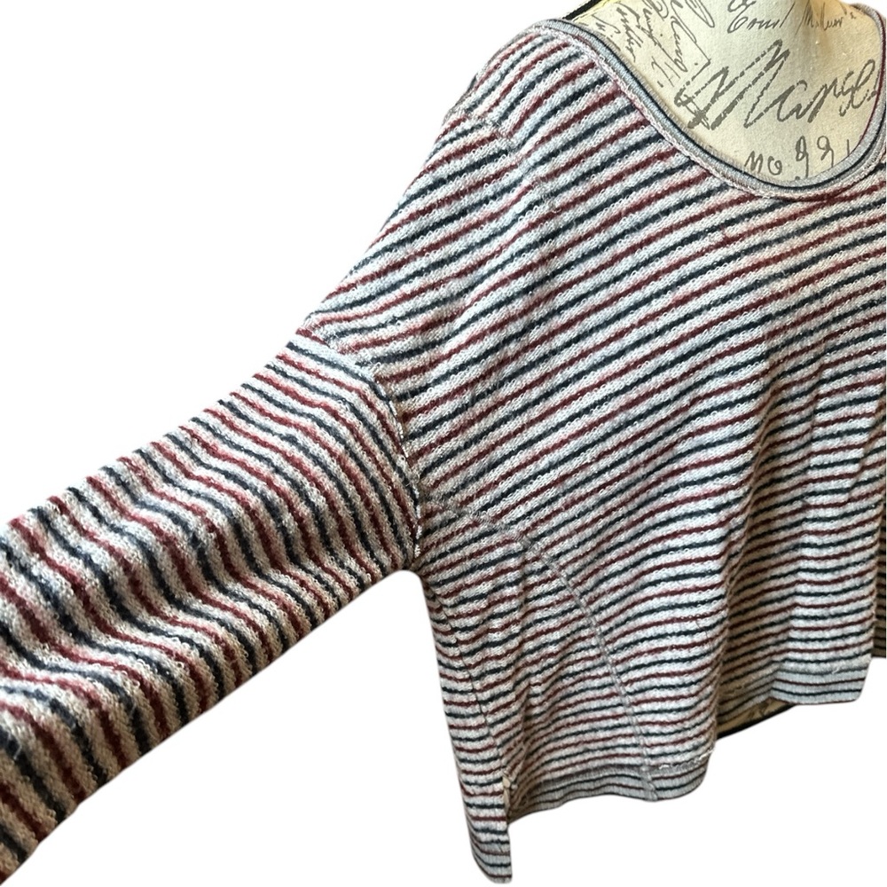 Free People Little Ann Striped Pullover Top - Picture 4 of 8